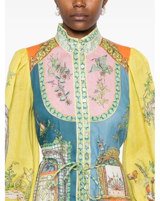 ALÉMAIS Monte Mini-Jurk in het Blue