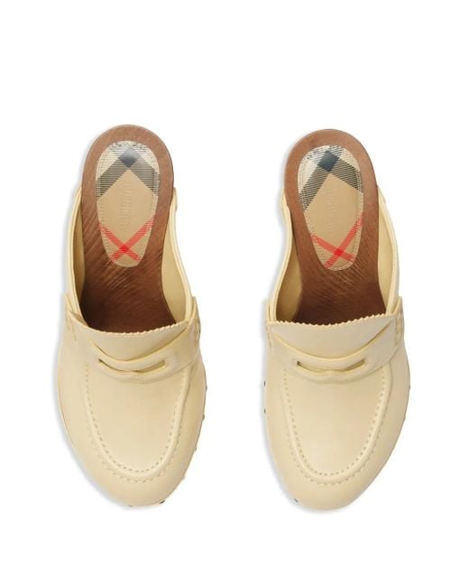 Burberry Natural Potter Mules