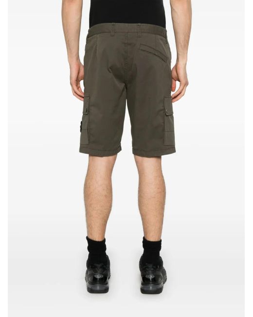 Bermudas con distintivo Compass Stone Island de hombre de color Green