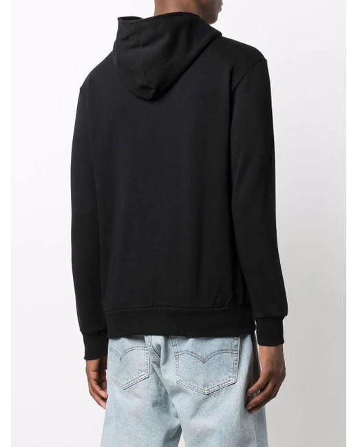 HIDE & JACK Black Logo-Print Pullover Hoodie
