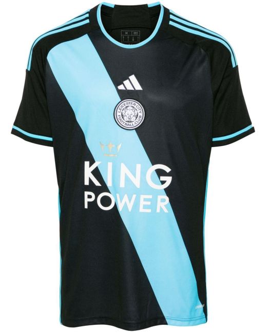 メンズ Adidas Maglia Away 23/24 Leicester City Fc Tシャツ Black