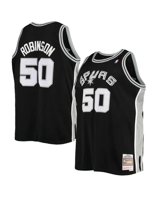 Jersey Swingman NBA Spurs 98-99 David Robinson Mitchell & Ness de hombre de color Black