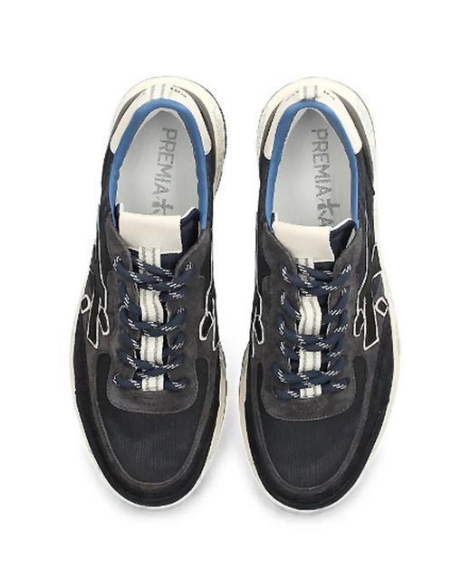 Premiata White Baskets À Empiècementsnous for men