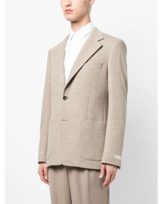 Lanvin Natural Virgin-Wool Blazer for men