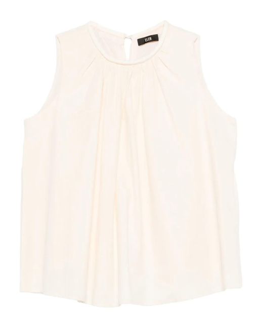 ELEH Natural Plissierter Trägershirt