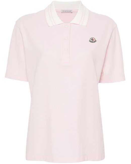 Pink deals moncler polo