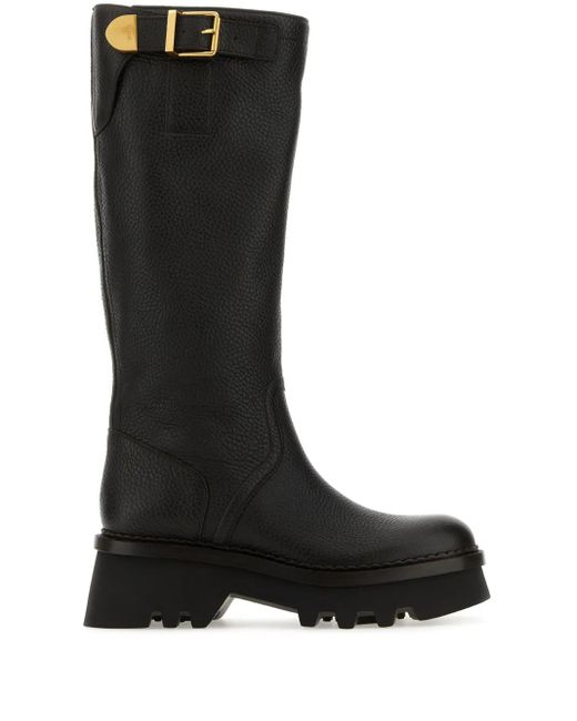 Chloé Black Owena Boots