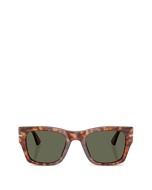 Persol Green Square Frame Sunglasses