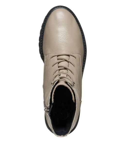 Geox Brown Hoara Combat Boots