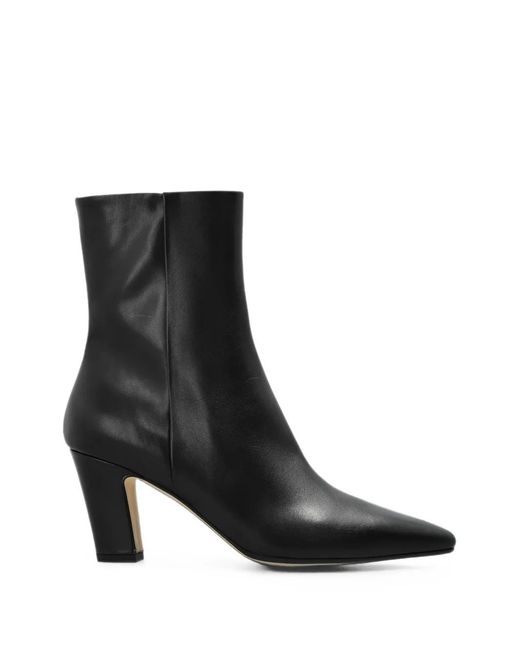 Aeyde Black Maris Pointed-Toe Ankle Boots
