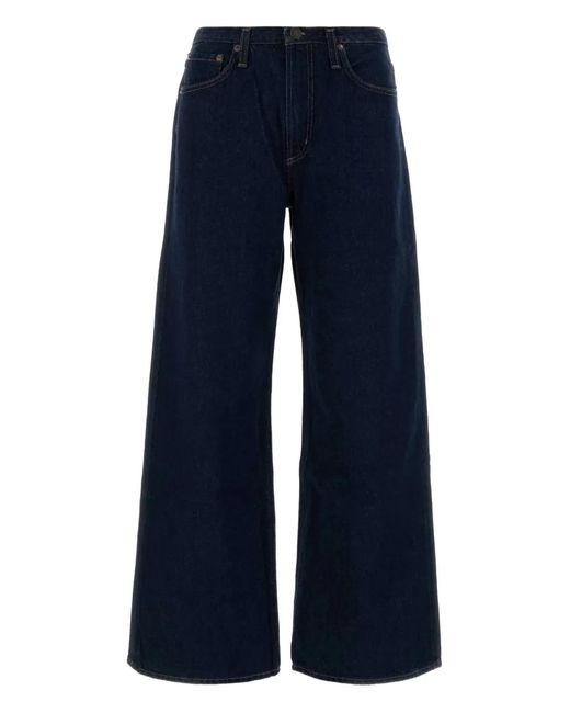 Agolde Blue Five-Pocket Jeans
