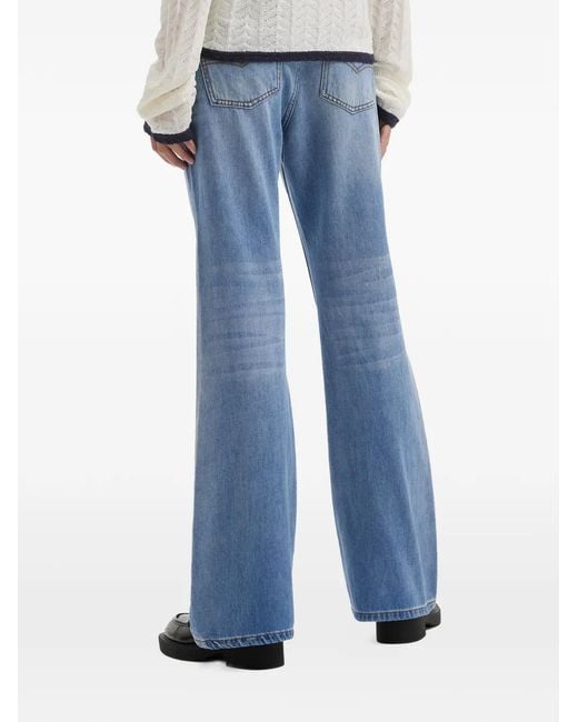 B+ AB Blue Panelled Jeans