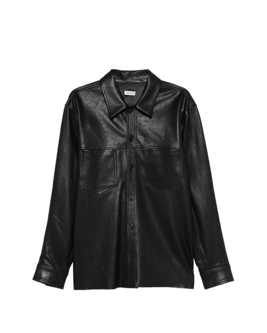Jonathan Simkhai Black Leather Jacket for men
