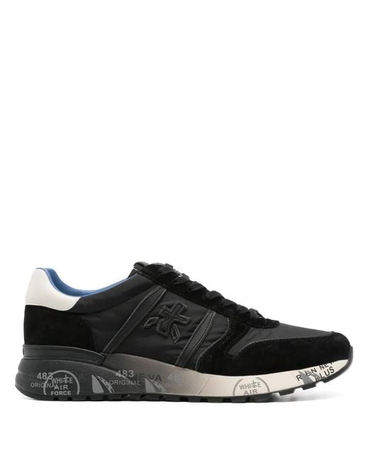 Premiata Black Lander Core Sneakers for men