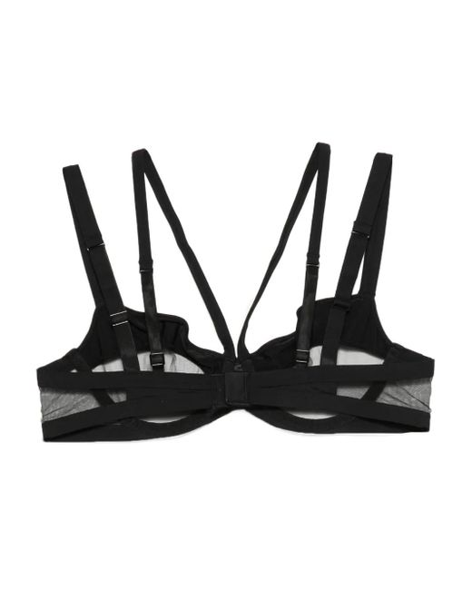 Maison Close Black Pure Tentation Balconette Bra