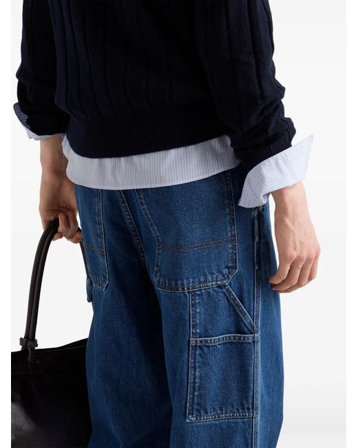 Prada Blue Jean À Coupe Légère for men