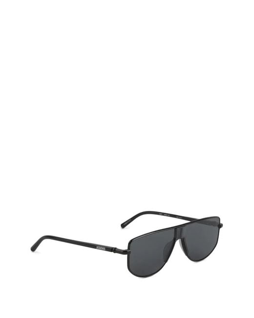 Jacquemus Gray Geometric-Frame Sunglasses