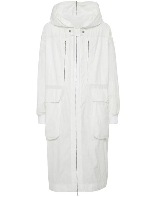DSquared² White Super Big Parka for men