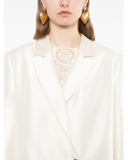 Cynthia Rowley White The Breakers Blazer