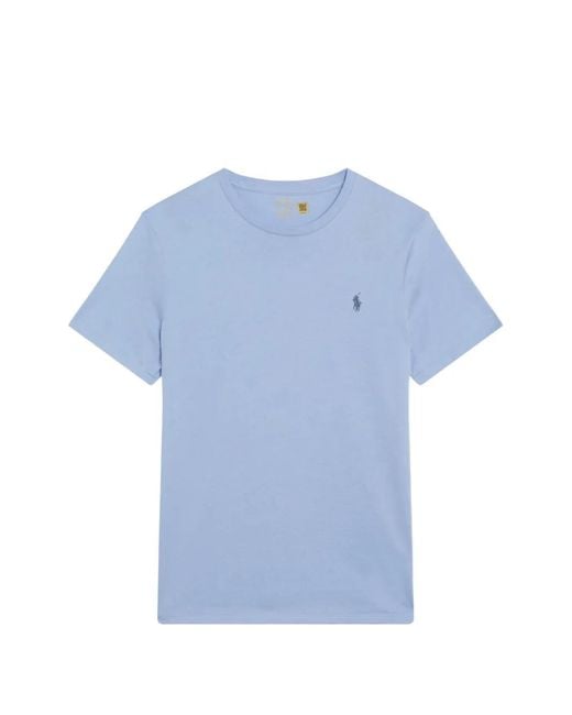 Polo Ralph Lauren メンズ ブルー ロゴ Tシャツ