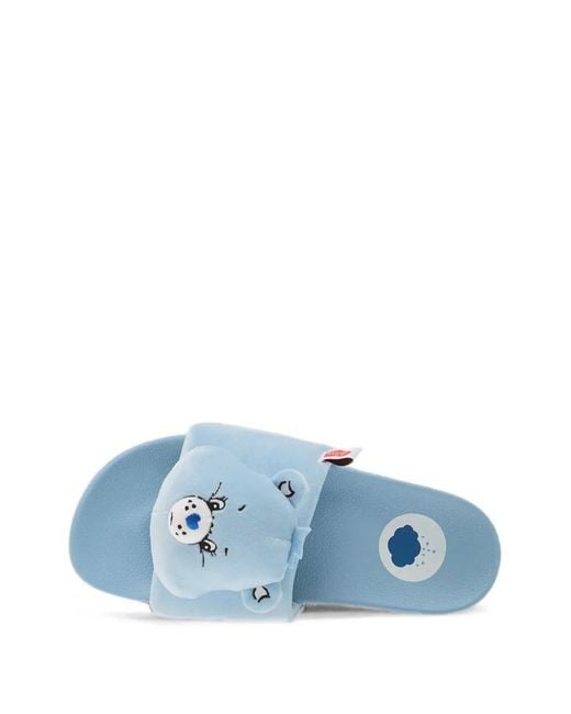 Adidas Blue X Care Bears X Adilette Slides