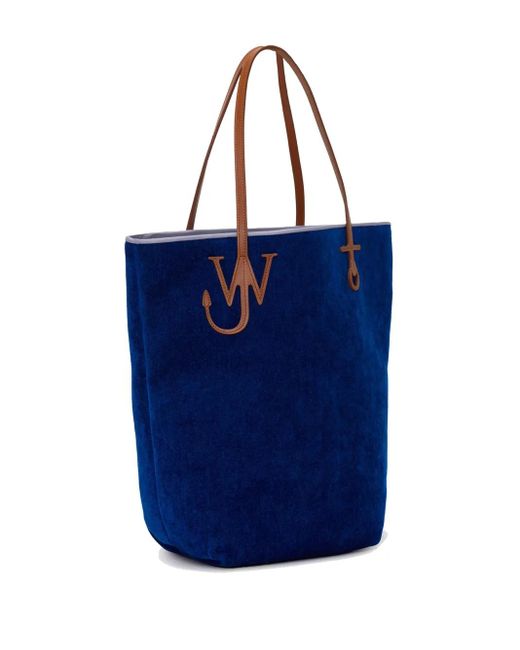 J.W. Anderson Blue Anchor Contrasting-Trim Tote Bag