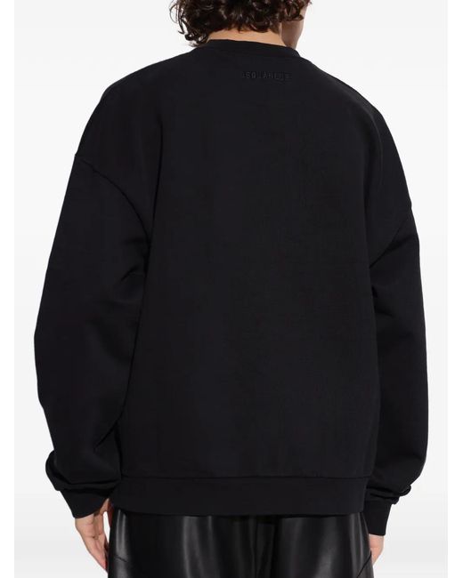 Sudadera Rebels Con Bolsillo DSquared² de hombre de color Black