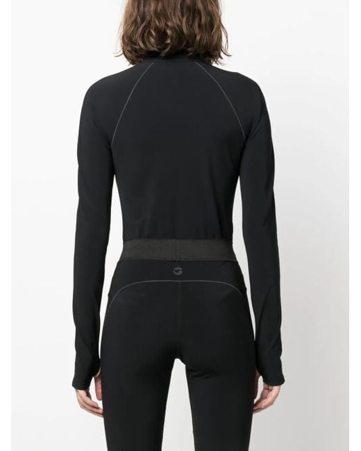 Coperni スタンドカラー ロングスリーブトップ Black