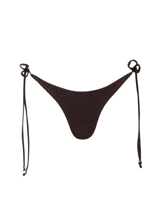 Baobab Brown Roma Ribbed Bikini Bottoms
