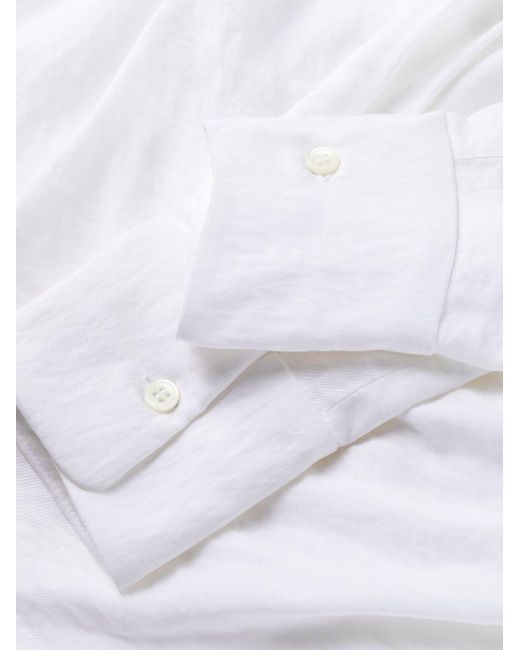 Robe-chemise La Robe Bahia à design drapé Jacquemus en coloris White