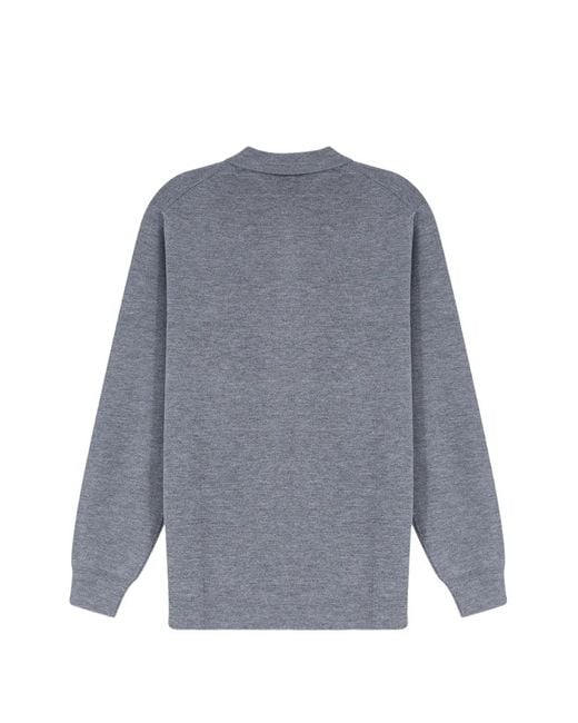 Aspesi Gray Button-Up Collared Cardigan