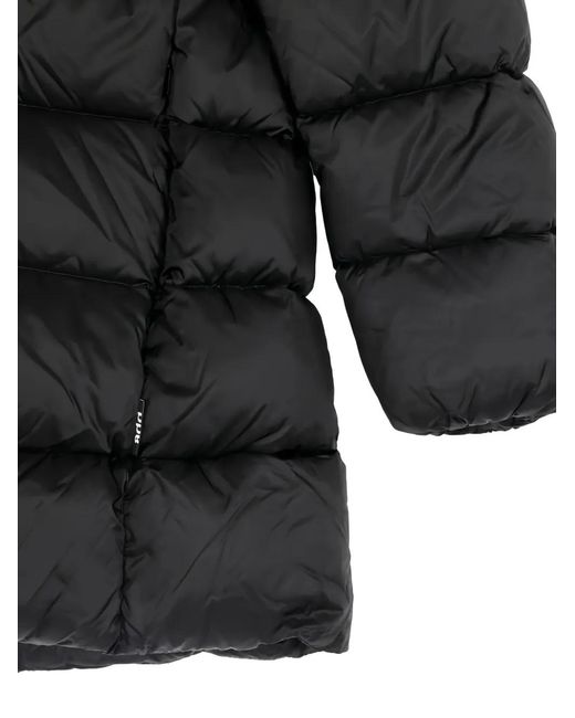 Add Black Quilted Hoodie Jacket
