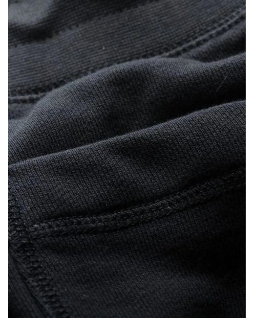 Nike Blue Logo-Patch Drawstring Track Pants for men