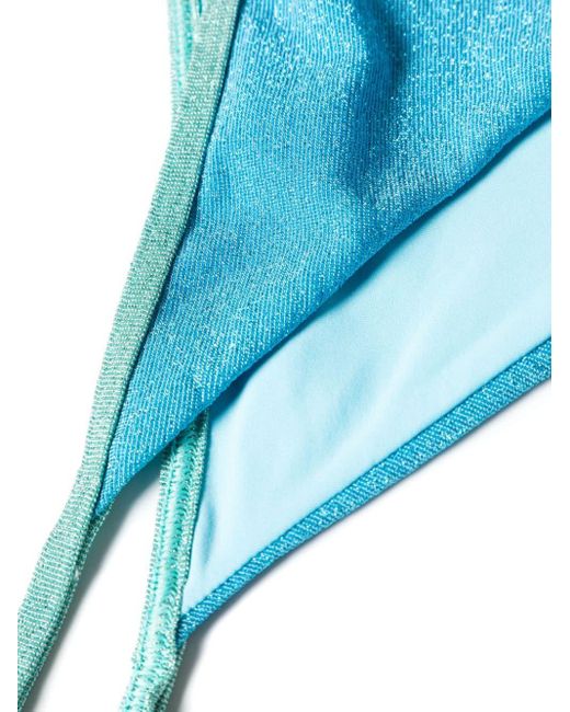 Mc2 Saint Barth Laryn Bikini Met Lurex Detail in het Blue