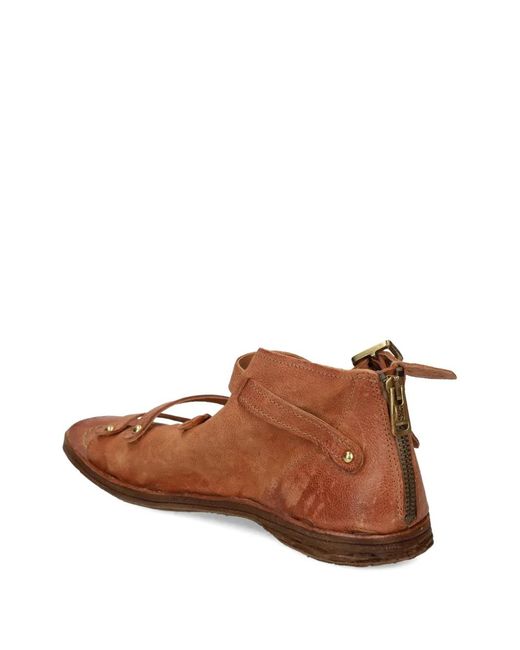 A.s.98 Brown Ralph Buckle-Strappy Sandals