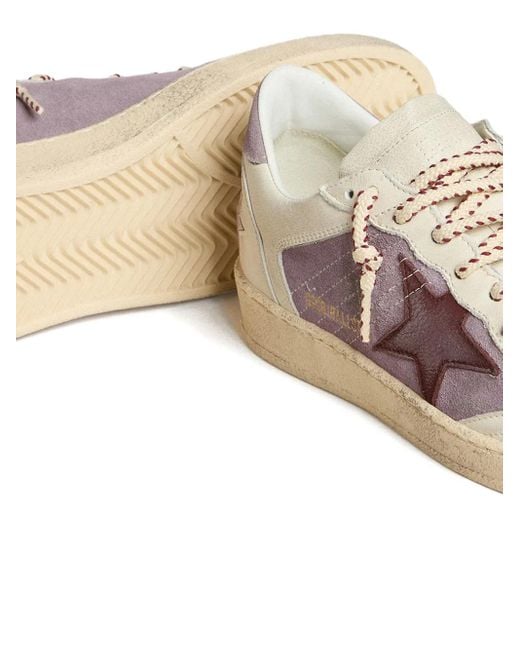 Golden Goose Deluxe Brand Pink Ball Star Sneakers