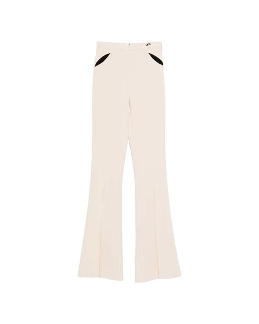Elisabetta Franchi White Trousers