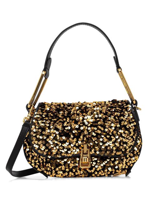 Borsa A Tracolla Magie Paillettes di Coccinelle in Black