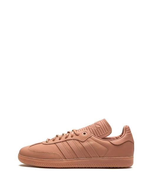 Adidas Pink X Pharrell Humanrace Humanrace Samba "Terracotta" Sneakers