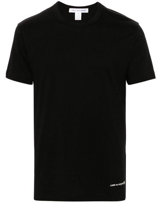 Comme des Garçons Black Logo-print Cotton T-shirt for men