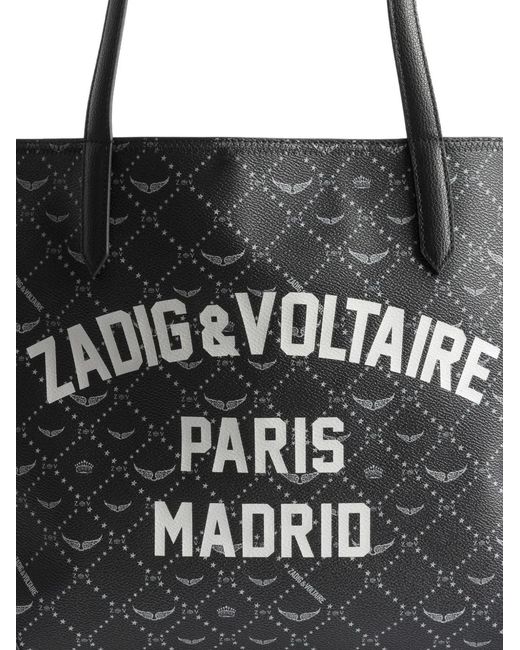 Zadig & Voltaire Black Grand Sac Cabas Resort Madrid