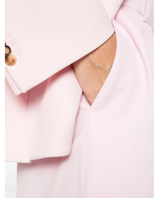 Wardrobe NYC Pink Low-Rise Shorts