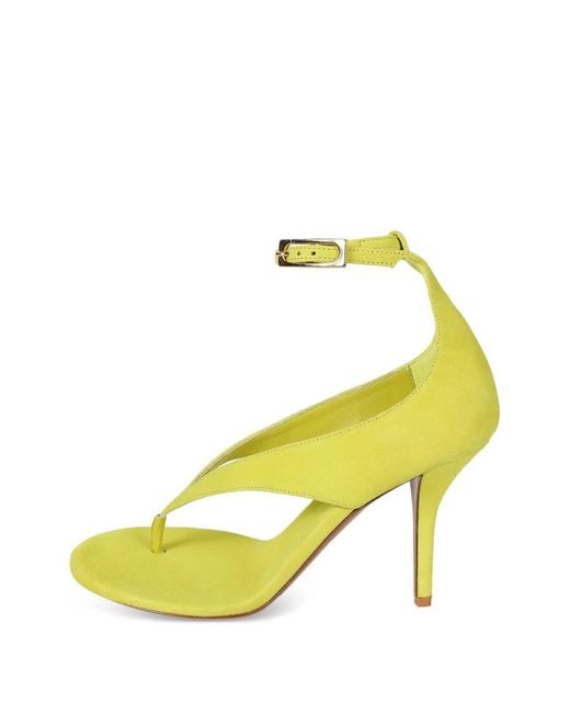 Gia Borghini Yellow Alice Thong Strap Sandals