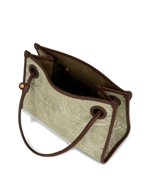 Etro Gray Small Eyes Tote Bag