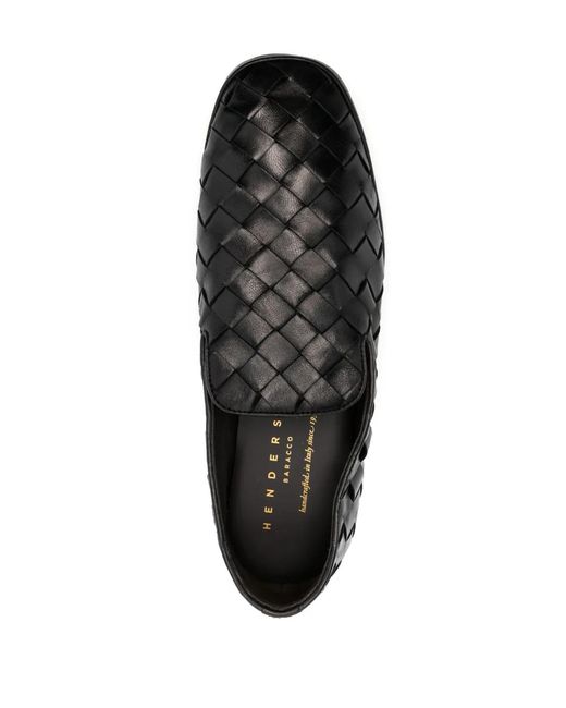 Henderson Guinea Loafer Mit Eckiger Kappe in Black für Herren