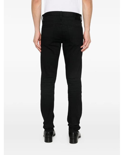 Tom Ford Black Logo-Patch Jeans for men