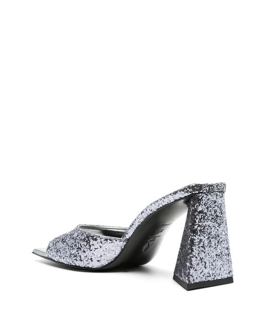 The Attico White Sandals