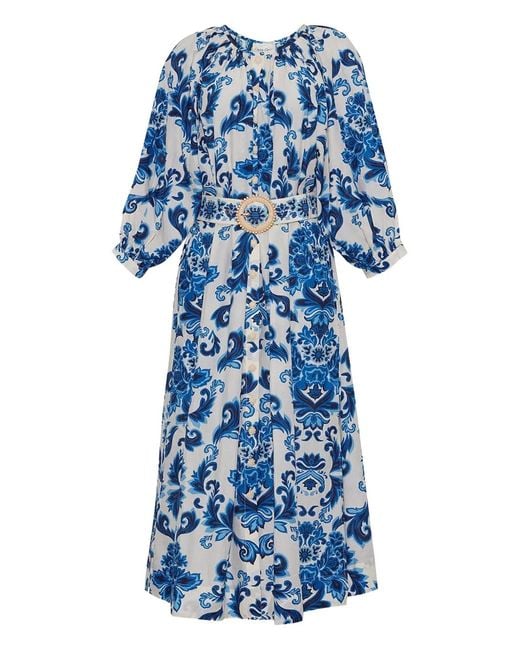 Robe Simone Cara Cara en coloris Blue