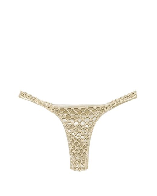 Isa Boulder Natural Corara Macrame Bikini Bottom