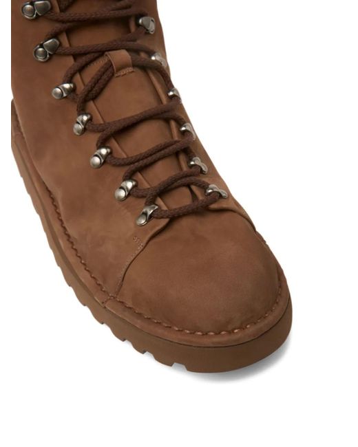 Marsèll Brown Lace-Up Leather Boots for men